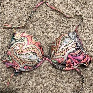 Victoria’s Secret paisley pattern bikini top